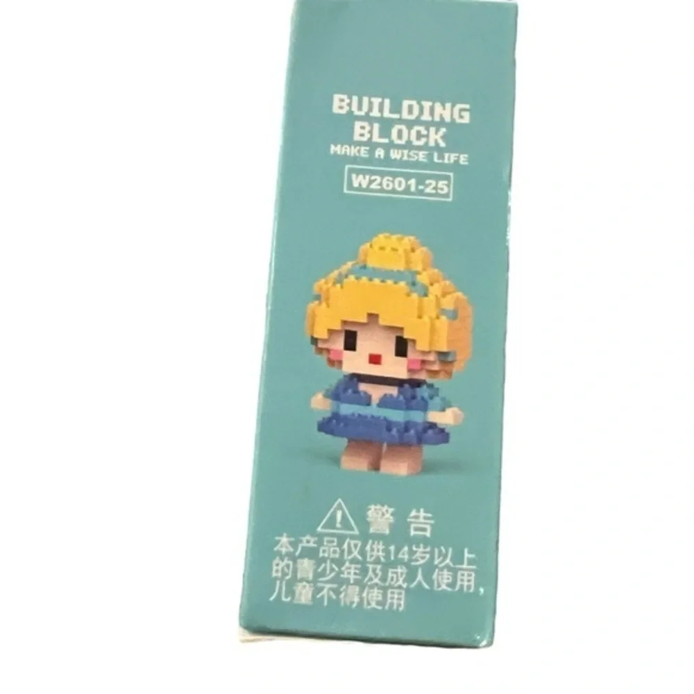 Mini Anime Princess Character‎ Micro Building Blocks NEW 162 Pieces W2601-25